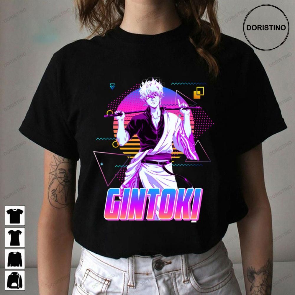 Gintoki Sakata Retro Awesome Shirts